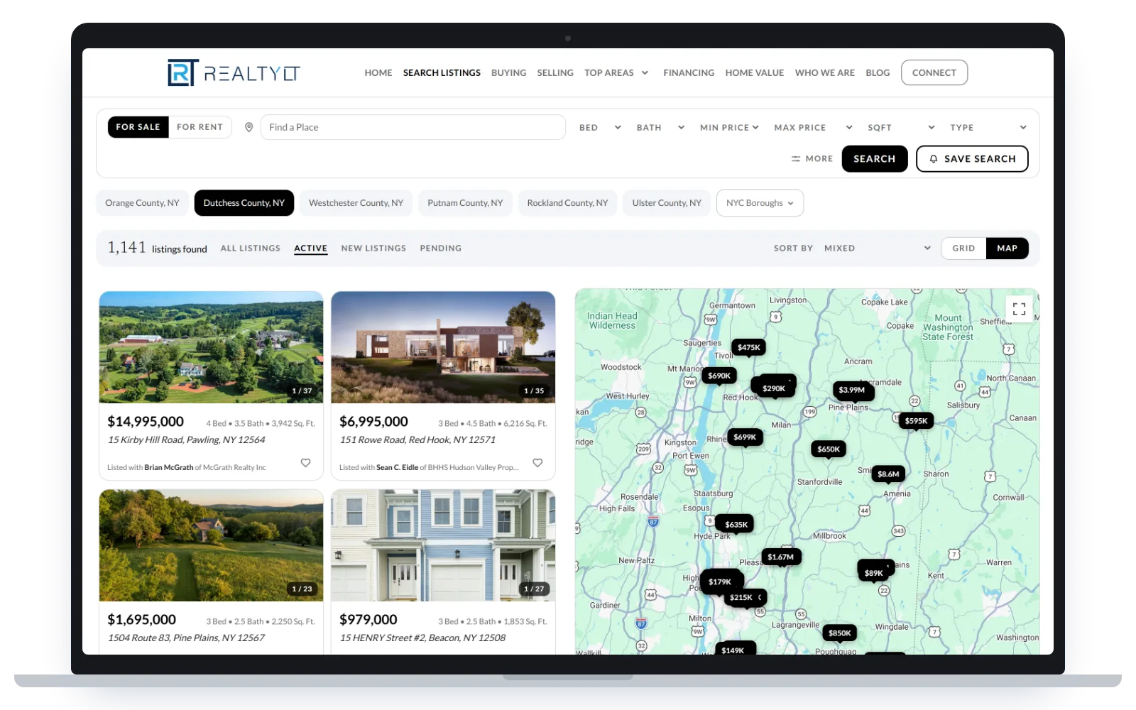 Search all available homes for sale